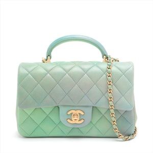 CHANEL OMBRE MINI TOP HANDLE RECTANGULAR FLAP